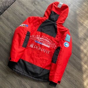 PONANT 88 Expedition coat men’s jacket antarctica parka hooded polar arctic